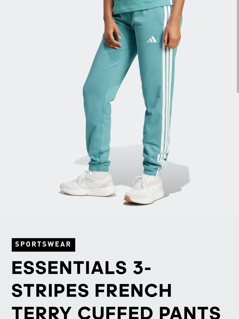 adidas NWT Teal Joggers, Classic Comfy And stylish
